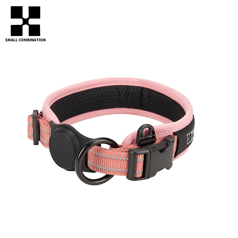 Collier pour Chien AirTag – Nylon Réfléchissant Ajustable