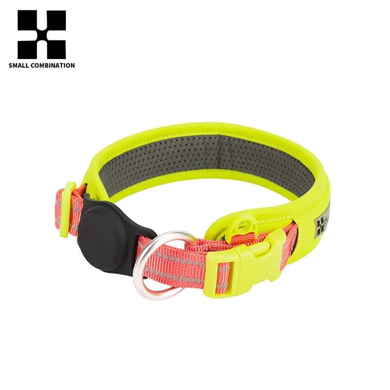 Collier pour Chien AirTag – Nylon Réfléchissant Ajustable