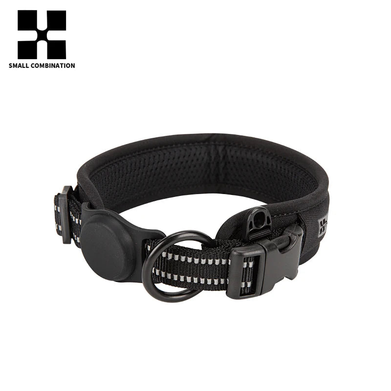 Collier pour Chien AirTag – Nylon Réfléchissant Ajustable