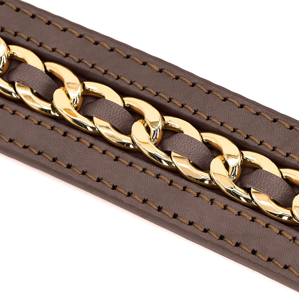 Collier pour Chien en Cuir Personnalisé avec Plaque