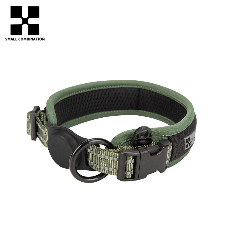 Collier pour Chien AirTag – Nylon Réfléchissant Ajustable